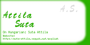 attila suta business card